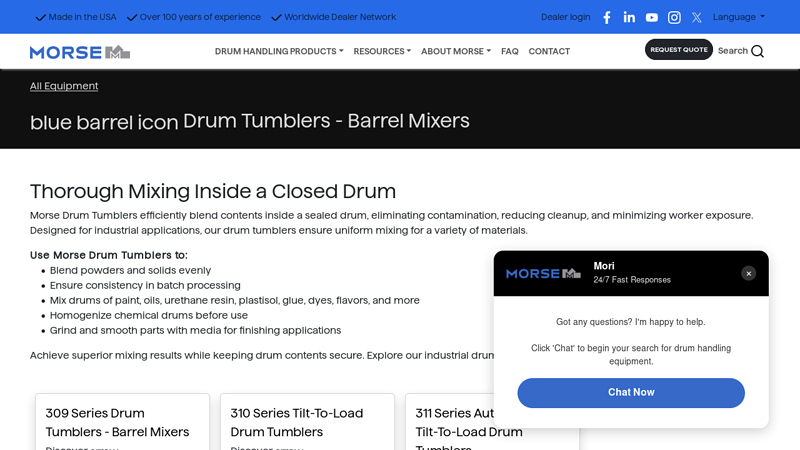 Morse Drum Tumblers