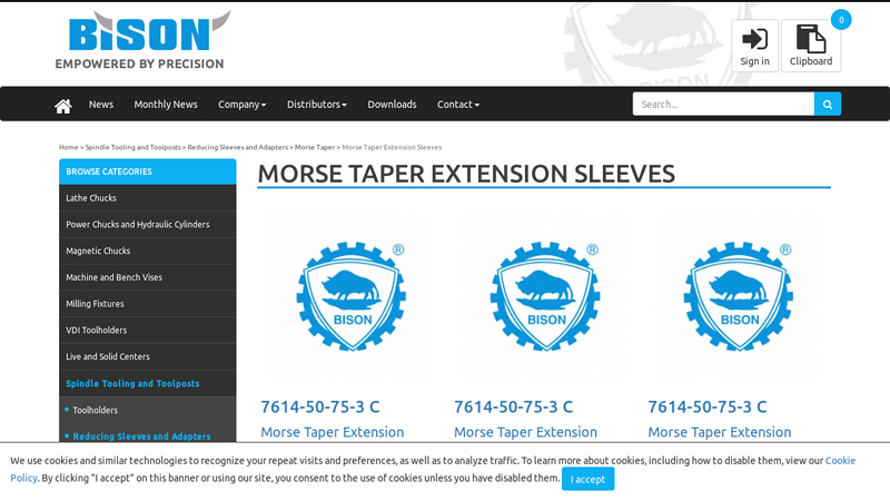 Morse Taper Extension Sleeves