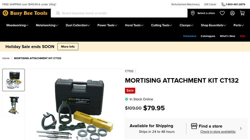 mortising attachment kit ct132
