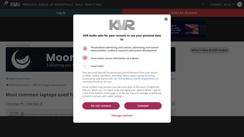 Most common laptops used for music production?