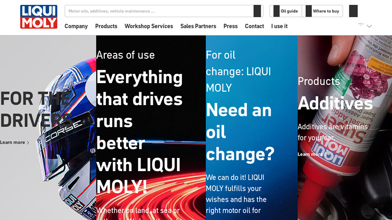 Motor oils, additives and car care from LIQUI MOLY