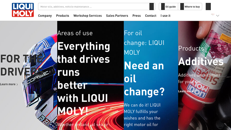 Motor oils, additives and car care from LIQUI MOLY