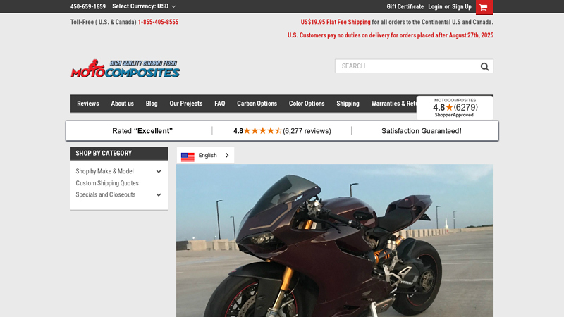 Motorcycle Carbon Fiber and Performance Parts