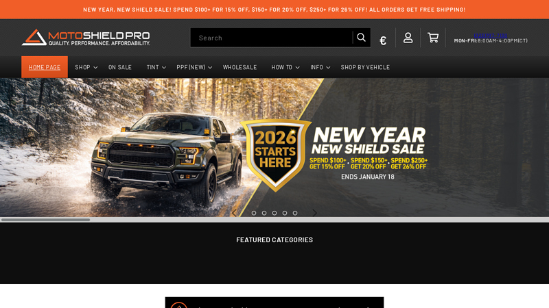 MotoShield Pro: Ceramic Window Tint