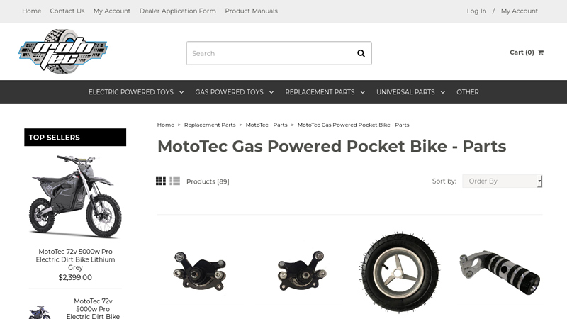 MotoTec Gas Powered Pocket Bike