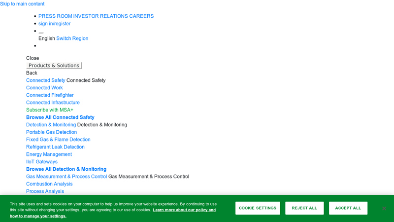 MSA Fall Protection Equipment & Systems