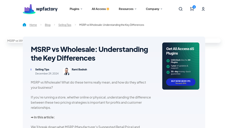 MSRP vs Wholesale: Understanding the Key Differences