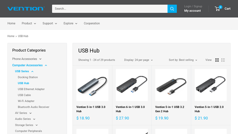 Multiple USB HUB Manufacturer and Supplier