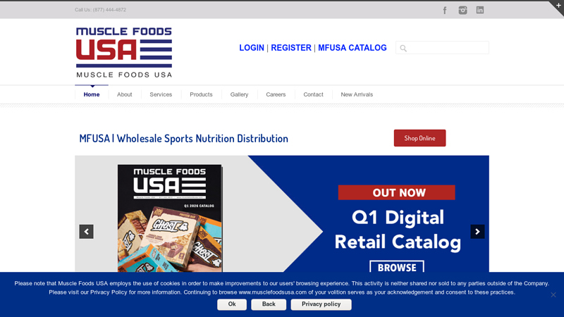 Muscle Foods USA Wholesale Sports Nutrition Distribution