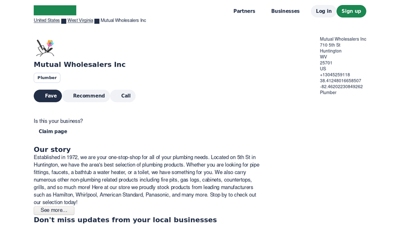 Mutual Wholesalers Inc