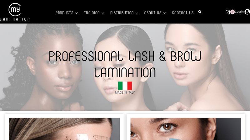 My Lamination is an Italian professional Lash & Brow Lift line
