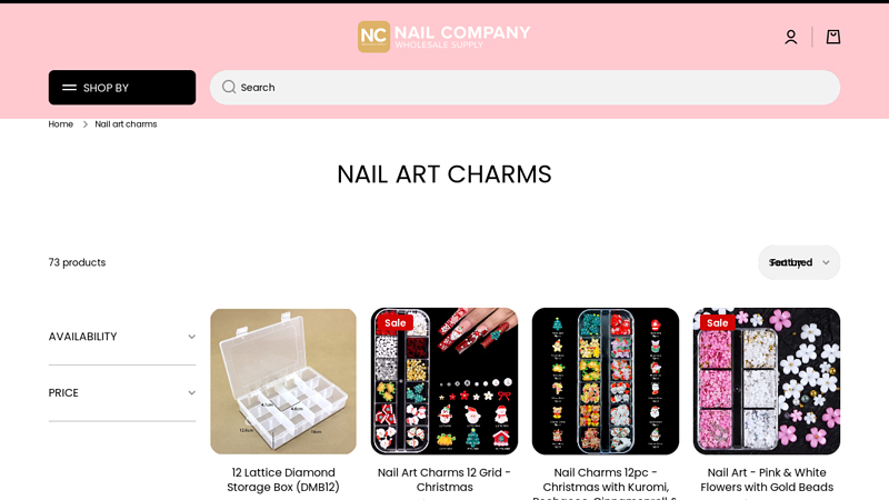 Nail Art Charms Collection