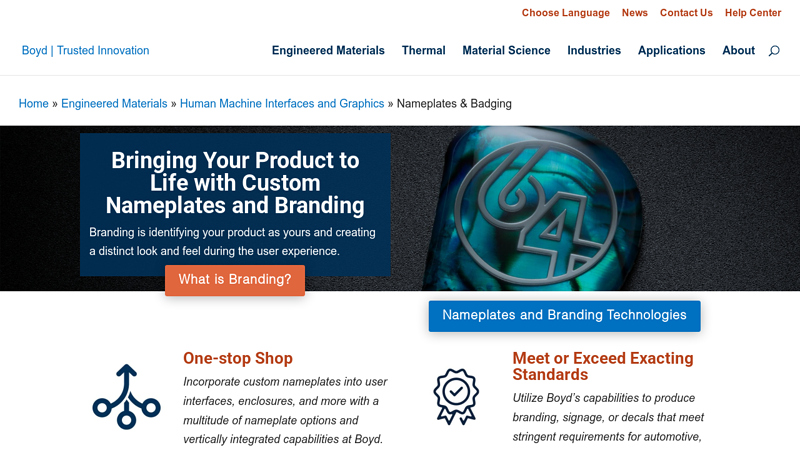 Nameplates & Badging - Boyd