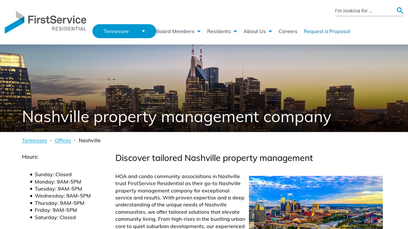 Nashville property management company