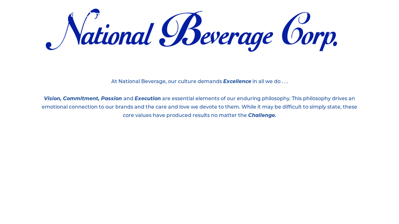 National Beverage Corp.