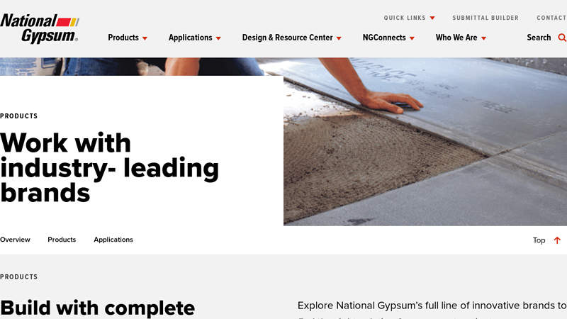 National Gypsum® Products & Brands