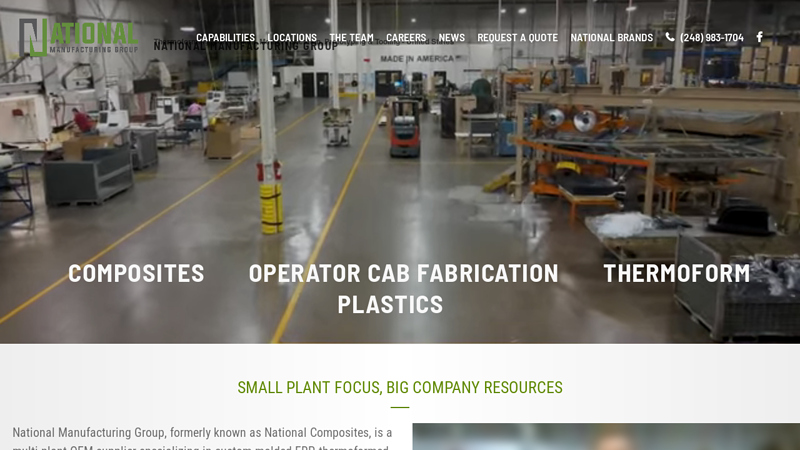 National Manufacturing Group: Fiberglass Molding