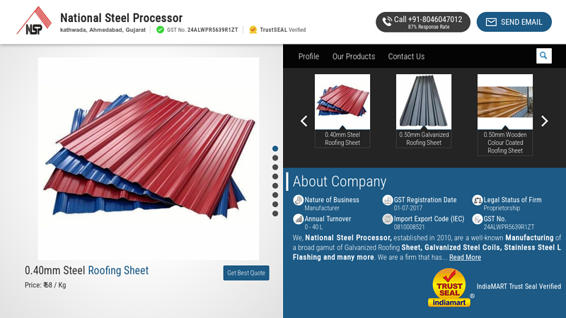 National Steel Processor, Ahmedabad