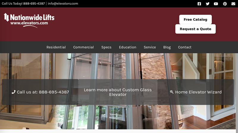 Nationwide Lifts Elevators.  and Commercial Elevators for Sale