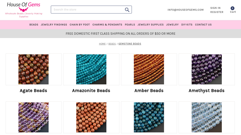 Natural Gemstone Beads Wholesale