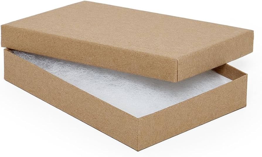 Natural Kraft Jewelry Boxes