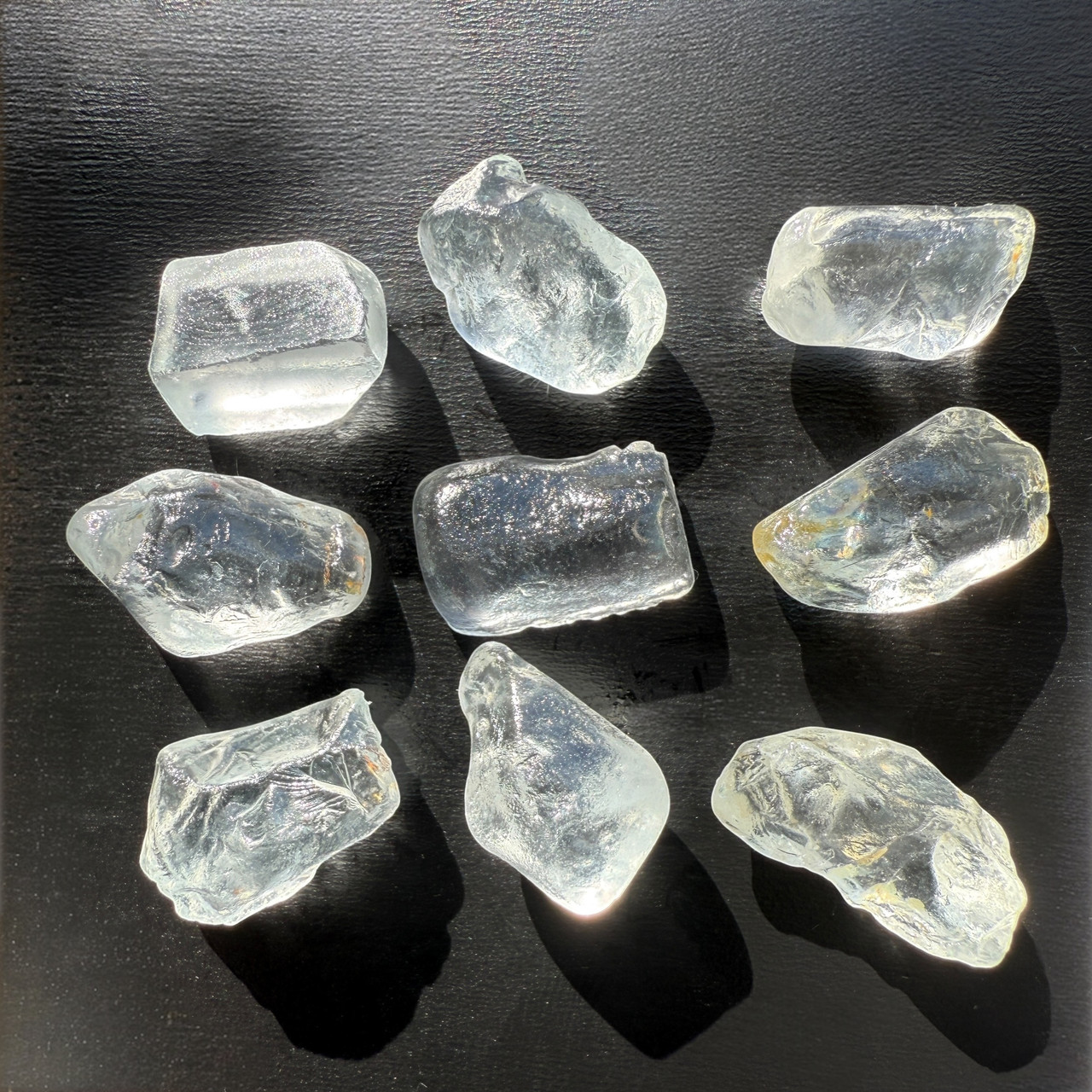 Natural White Topaz Rough 77.57 Carats 9 Piece rough 5A Quality ...