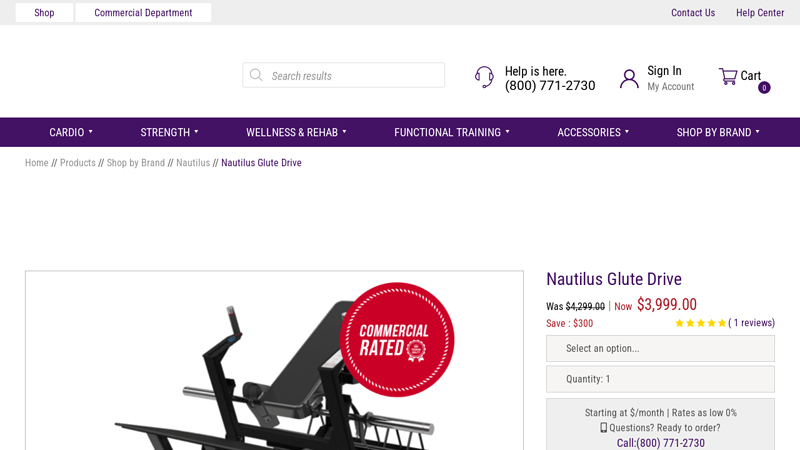 Nautilus Glute Drive