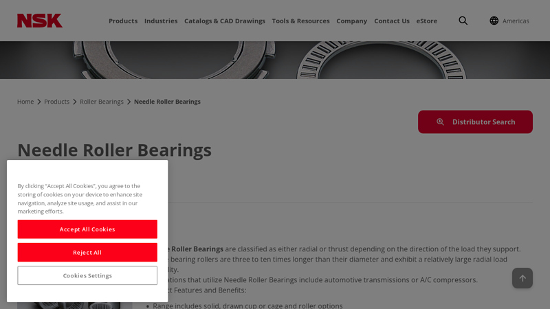 Needle Roller Bearings