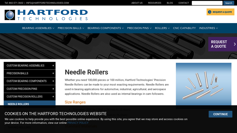 Needle Rollers Manufacturer