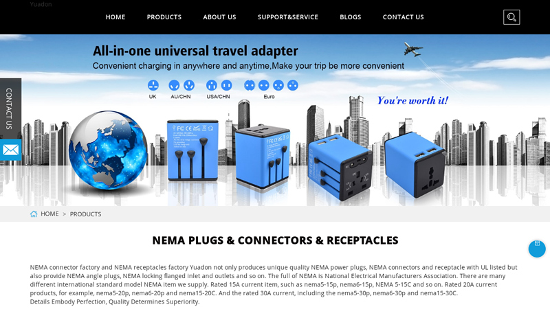 NEMA Plugs & Connectors & Receptacles