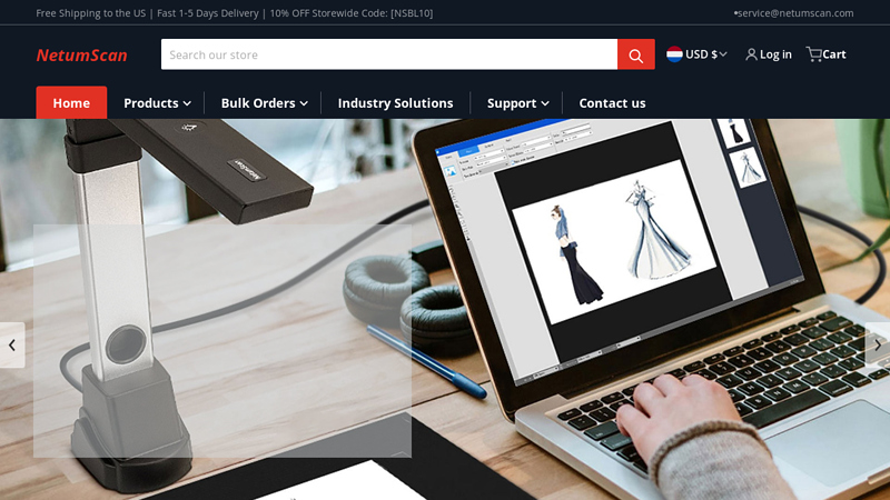 NetumScan Document Cameras, Barcode Scanner