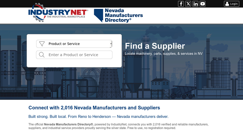 Nevada Manufacturers Directory