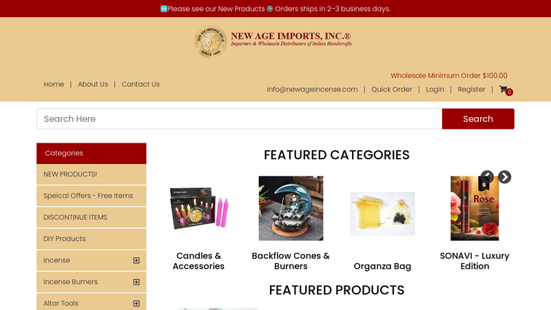 New Age Imports, Inc.