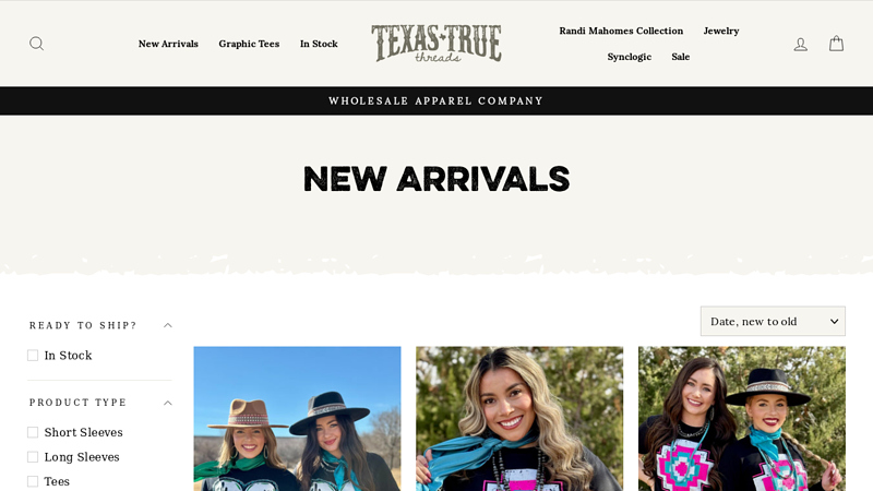 New Arrivals: Wholesale Boutique Clothing