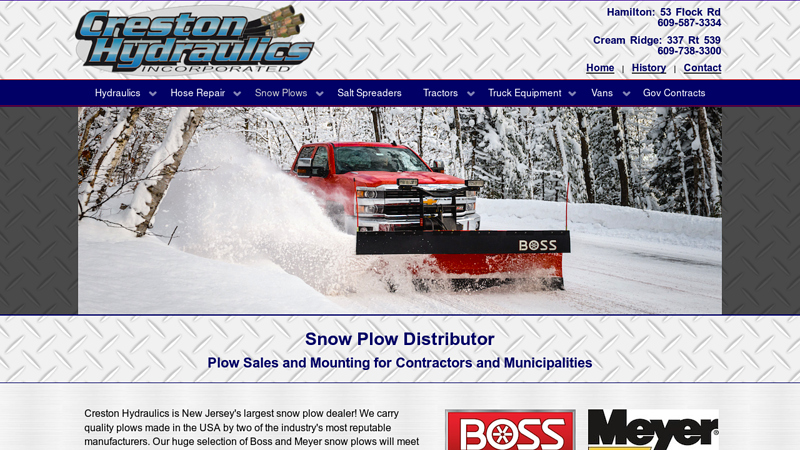 New Jersey's Largest Snow Plow Distributor