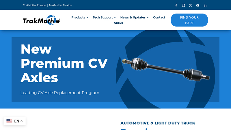 New Premium CV Axles