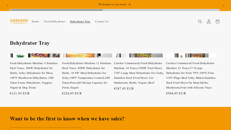 New Upgrade Food Dehydrator