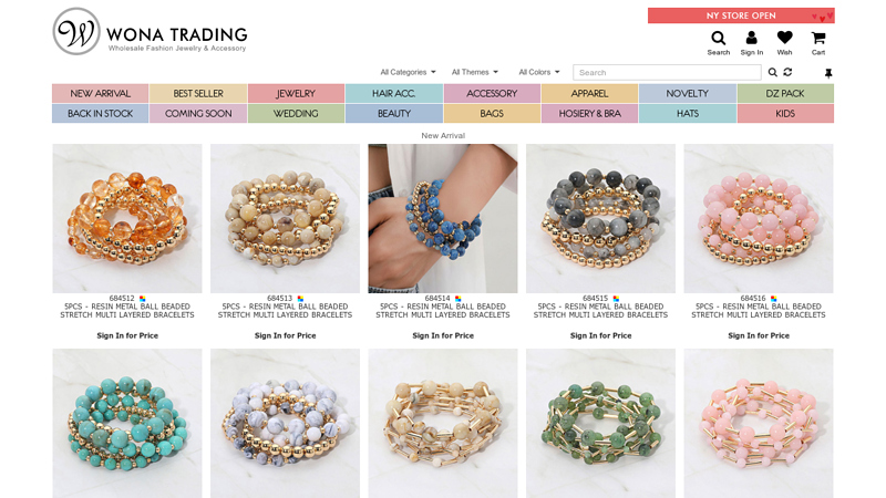 New Wholesale Jewelry Arrivals
