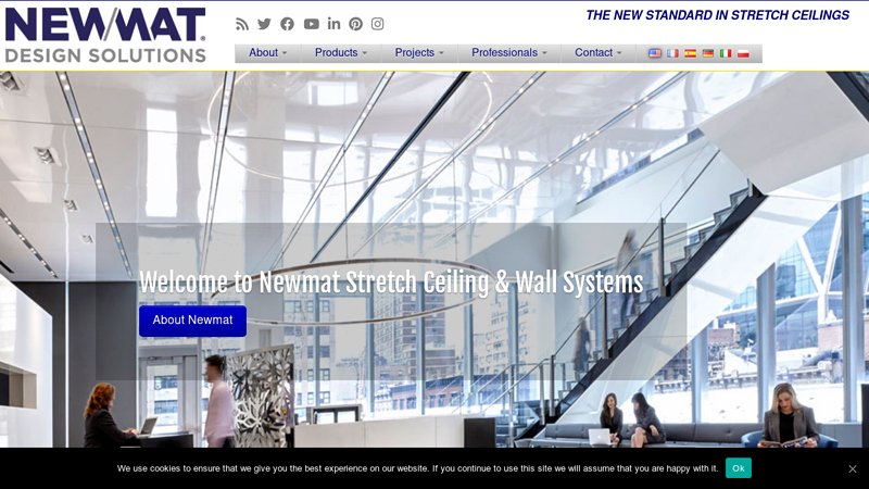NEWMAT Stretch Ceiling & Wall Systems