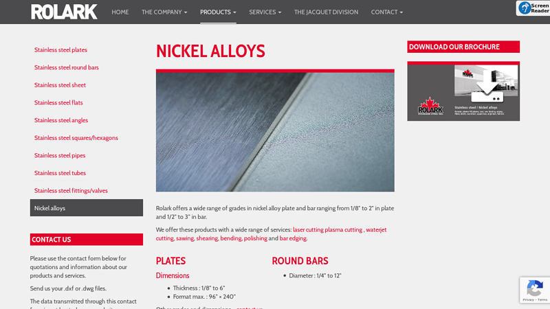 Nickel alloys