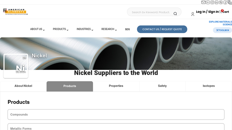 Nickel Suppliers