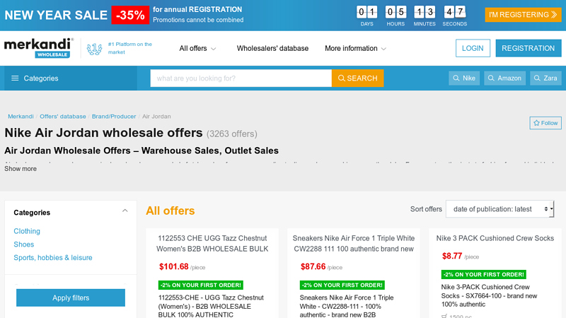 Nike Air Jordan wholesale offers