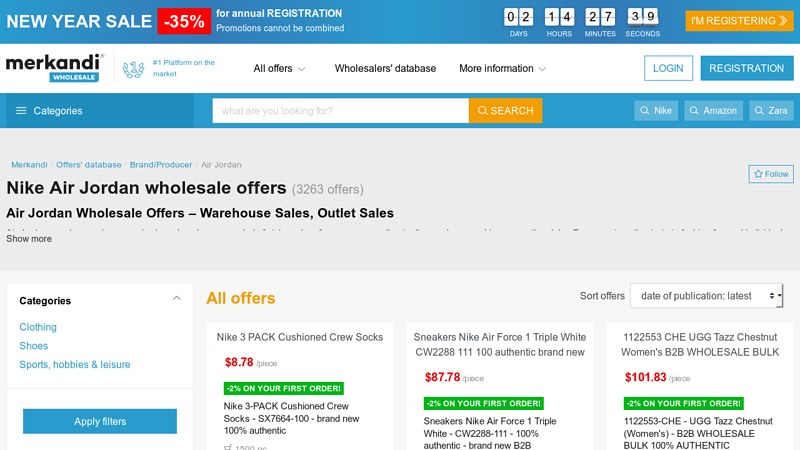 Nike Air Jordan wholesale offers