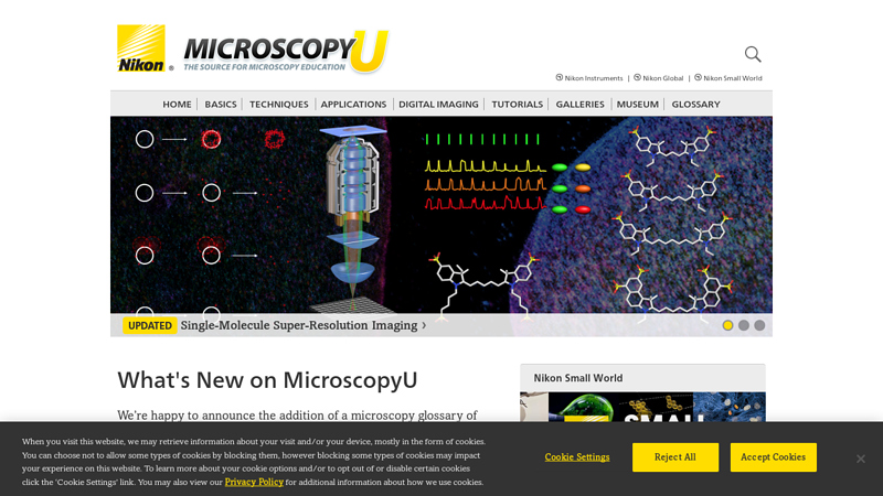 Nikon's MicroscopyU