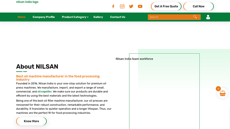 NilsanIndia: Oil Machine Manufacturer