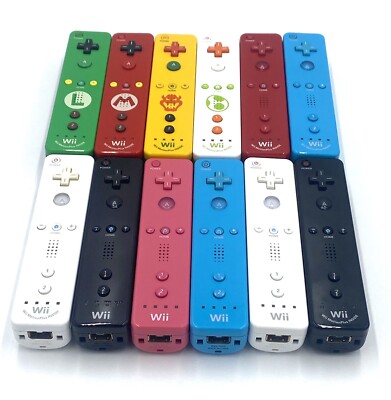 Nintendo Wii Controller Authentic OEM Wii Remote Motion Plus Pick ...