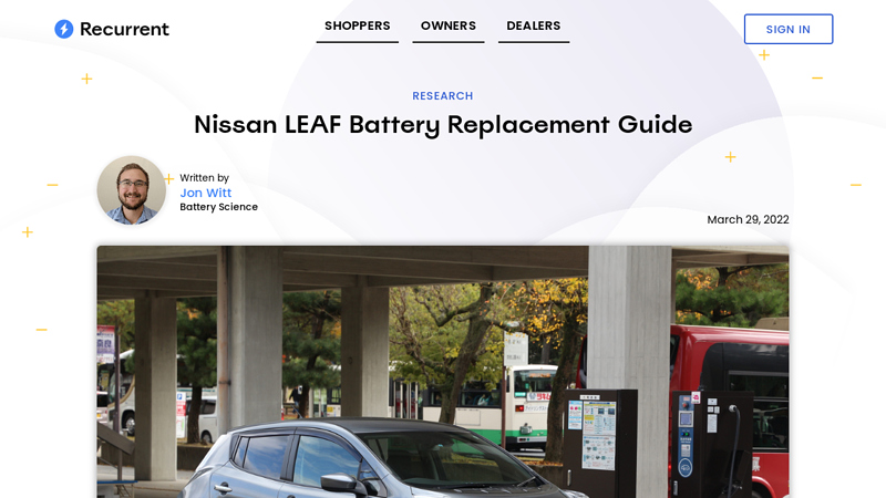 Nissan LEAF Battery Replacement Guide