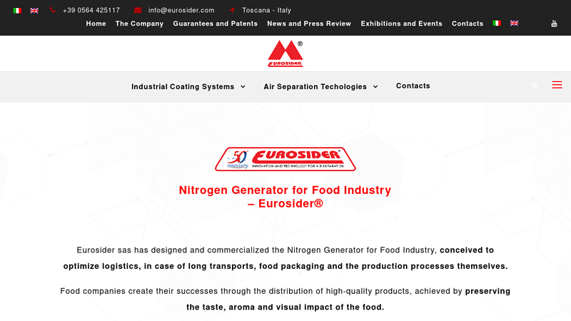 Nitrogen Generator for Food Industry