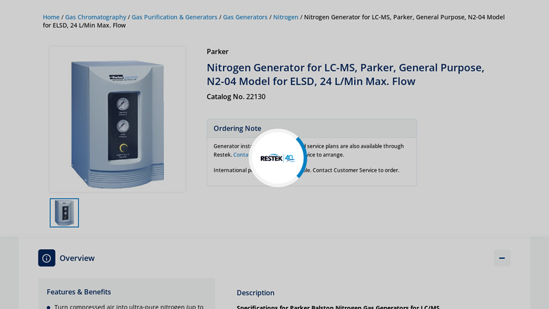 Nitrogen Generator for LC