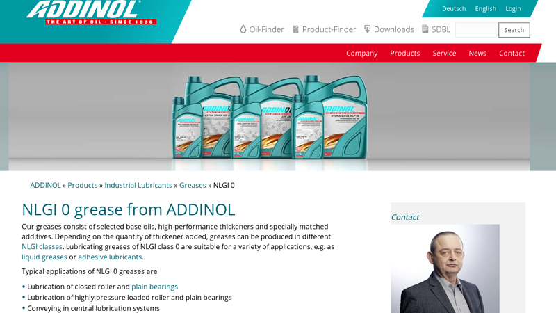 NLGI 0 grease by ADDINOL